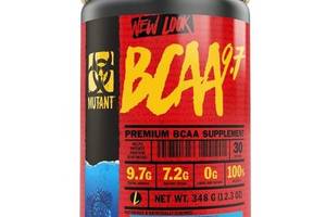 Аминокислота BCAA для спорта Mutant BCAA 9.7 348 g /28 servings/ Blue Raspberry