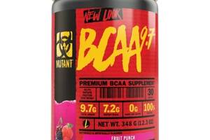 Аминокислота BCAA для спорта Mutant BCAA 9.7 348 g /28 servings/ Fruit Punch