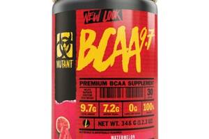 Аминокислота BCAA для спорта Mutant BCAA 9.7 348 g /28 servings/ Watermelon