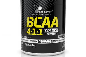 Аминокислота BCAA для спорта Olimp Nutrition BCAA 4:1:1 Xplode Powder 200 g /40 servings/ Fruit Punch