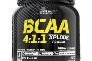 Аминокислота BCAA для спорта Olimp Nutrition BCAA 4:1:1 Xplode Powder 500 g /100 servings/ Fruit Punch