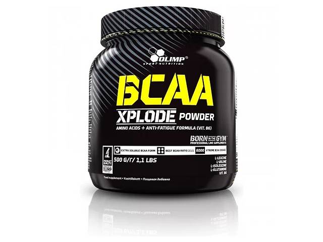 Аминокислота BCAA для спорта Olimp Nutrition BCAA Xplode 500 g /50 servings/ Strawberry