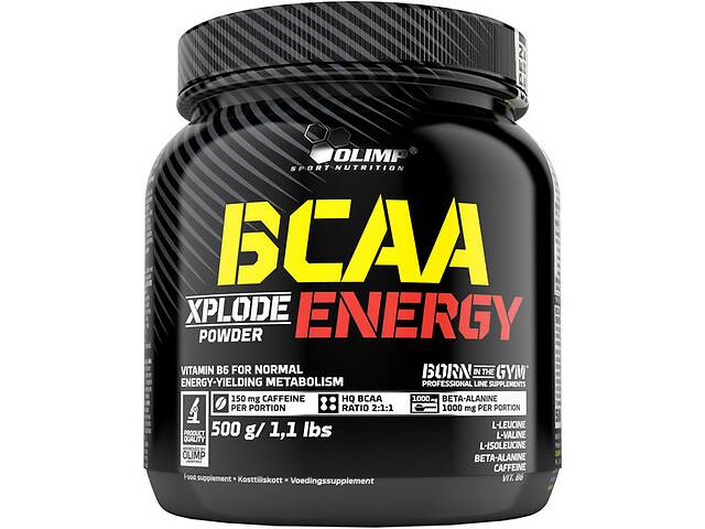 Аминокислота BCAA для спорта Olimp Nutrition BCAA Xplode Energy 500 g /75 servings/ Cola