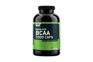 Аминокислота BCAA для спорта Optimum Nutrition BCAA 1000 Caps 400 Caps