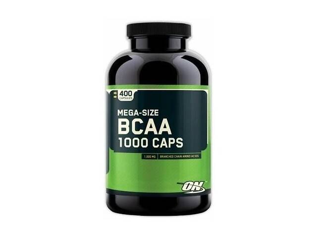 Аминокислота BCAA для спорта Optimum Nutrition BCAA 1000 Caps 400 Caps