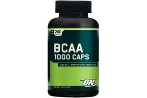 Аминокислота BCAA для спорта Optimum Nutrition BCAA 1000 Caps 200 Caps