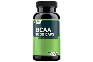 Аминокислота BCAA для спорта Optimum Nutrition BCAA 1000 Caps 60 Caps