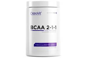 Аминокислота BCAA для спорта OstroVit Extra Pure BCAA 2:1:1 400 g /80 servings/ Pure
