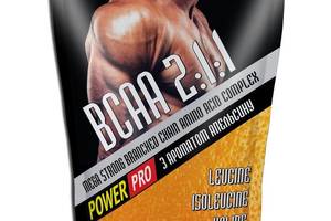 Аминокислота BCAA для спорта Power Pro BCAA 2:1:1 500 g /100 servings/ Апельсин