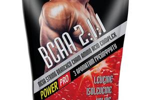 Аминокислота BCAA для спорта Power Pro BCAA 2:1:1 500 g /100 servings/ Грейпфрут