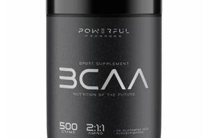 Аминокислота BCAA для спорта Powerful Progress BCAA 2:1:1 + Glutamine 500 g /50 servings/ Mango