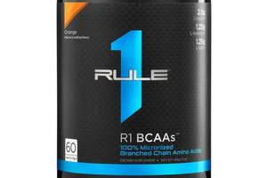 Аминокислота BCAA для спорта Rule One Proteins R1 BCAAs 444 g /60 servings/ Orange