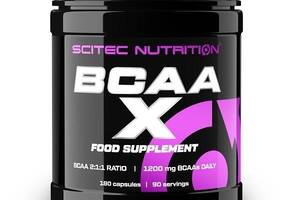 Аминокислота BCAA для спорта Scitec Nutrition BCAA-X 180 Caps