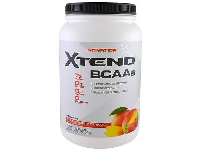 Аминокислота BCAA для спорта Scivation Xtend BCAAs 1228 g /90 servings/ Strawberry Kiwi