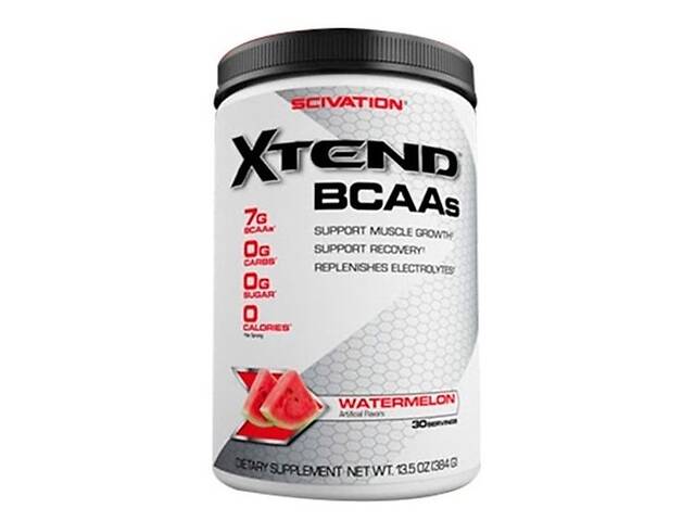 Аминокислота BCAA для спорта Scivation Xtend BCAAs 384 g /30 servings/ Watermelon