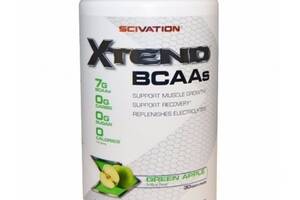 Аминокислота BCAA для спорта Scivation Xtend BCAAs 398 g /30 servings/ Green Apple