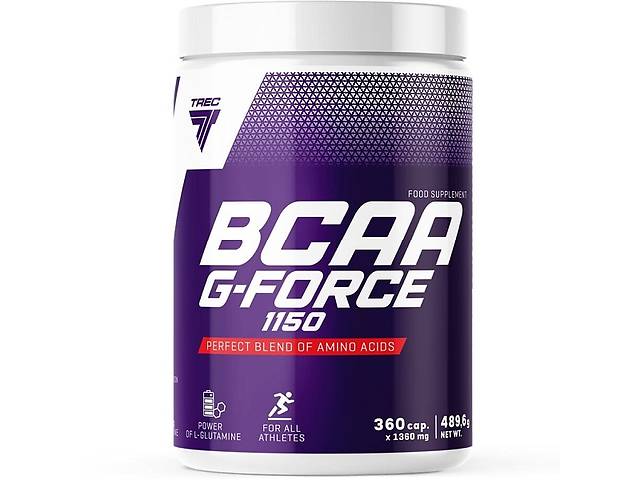 Аминокислота BCAA для спорта Trec Nutrition BCAA G-Force 1150 360 Caps