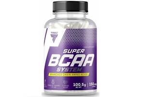 Аминокислота BCAA для спорта Trec Nutrition Super BCAA System 150 Caps