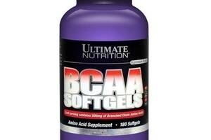 Аминокислота BCAA для спорта Ultimate Nutrition BCAA Softgels 500 mg 180 Caps