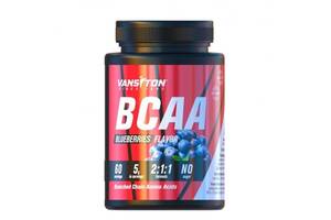 Аминокислота BCAA для спорта Vansiton BCAA 300 g /60 servings/ Blueberries