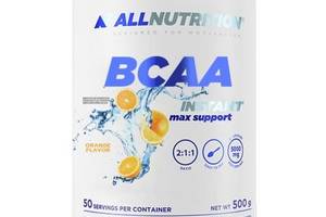 Аминокислота для спорта All Nutrition BCAA Max Support Instant 500 g /50 servings/ Orange