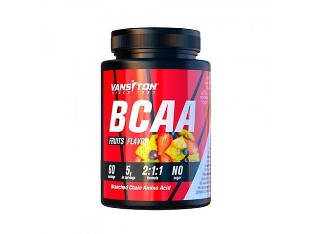 Аминокислота для спорта Vansiton BCAA 300 g /60 servings/ Fruit Punch