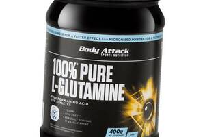 Аминокислота глютамин Body Attack 100% Pure L-Glutamine 400 г Без вкуса (32251001)