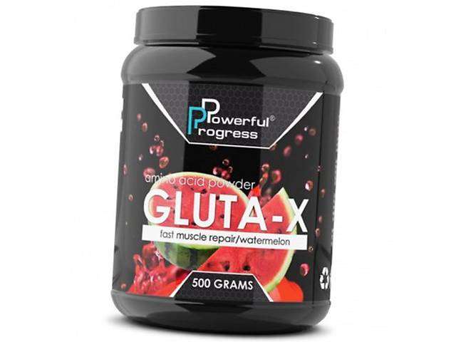 Аминокислота Глютамин Gluta-X Powerful Progress 500г Арбуз (32401001)