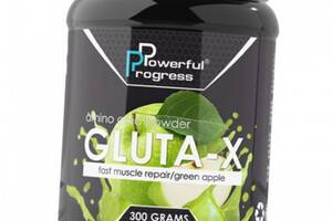 Аминокислота глютамин Powerful Progress Gluta-X 300г Зеленое яблоко (32401001)