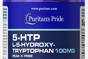 Аминокислота Puritans Pride 5-гидрокситриптофан 100 мг 60 капсул (31112)