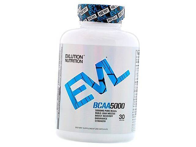 Аминокислоты BCAA 5000 Evlution Nutrition 240капс (28385001)