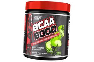 Аминокислоты для спорта BCAA 6000 Nutrex 225г Зеленое яблоко (28152005)