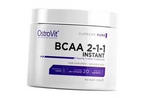 Аминокислоты для спорта BCAA Instant Ostrovit 200г Без вкуса (28250008)