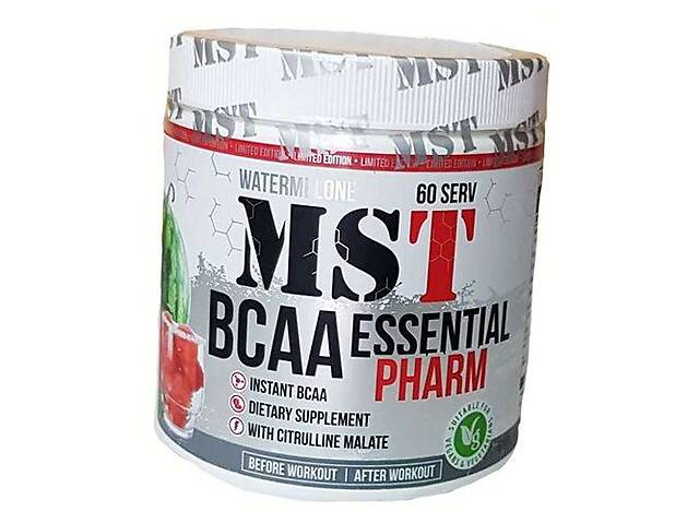 Аминокислоты ВСАА и Цитруллин BCAA Essential Pharm MST 420г Клубника-киви (28288005)