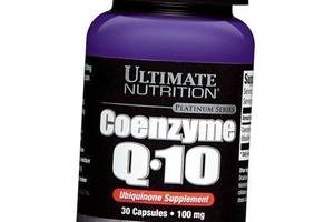 Антиоксидант Коэнзим Q10 Coenzyme Q10 100% Premium Ultimate Nutrition 30капс (70090002)