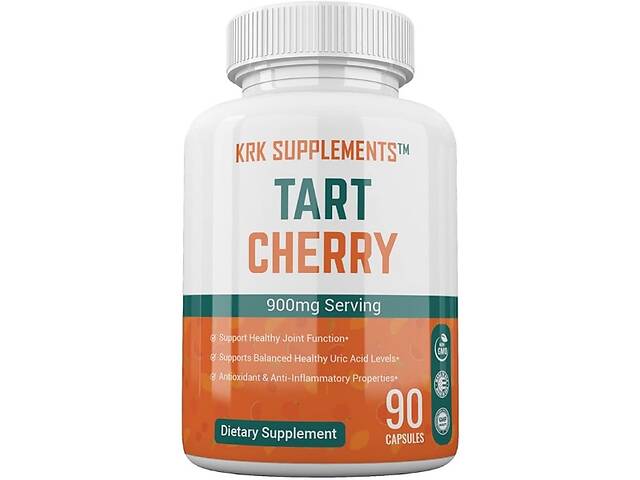 Антиоксидант KRK Supplements Tart Cherry Extract 900 mg 90 Caps