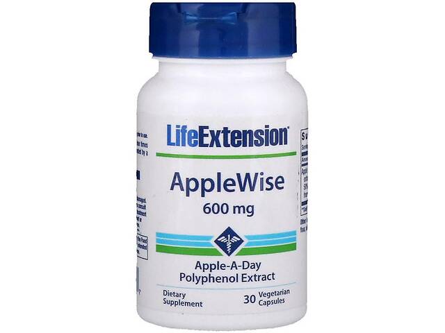 Антиоксидант Life Extension AppleWise Polyphenol Extract 600 mg 30 Veg Caps