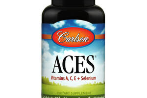 Антиоксидантная защита ACES+ selenium Carlson Labs 50 гелевых капсул