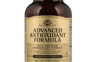 Антиоксидантный комплекс Advanced Antioxidant Formula Solgar 120 вегетарианских капсул