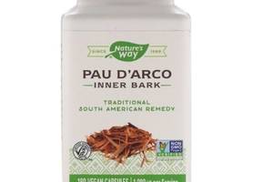 Антипаразитарный препарат Nature's Way Pau d'Arco Inner Bark 545 mg 180 Veg Caps NWY-15408