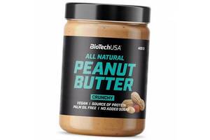 Арахисовая Паста Peanut Butter BioTech (USA) 400г Хрустящий (05084012)