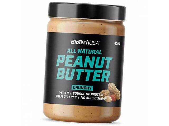 Арахисовая Паста Peanut Butter BioTech (USA) 400г Хрустящий (05084012)