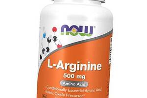 Аргінін для судин Arginine 500 Now Foods 250 вег капс (27128007)