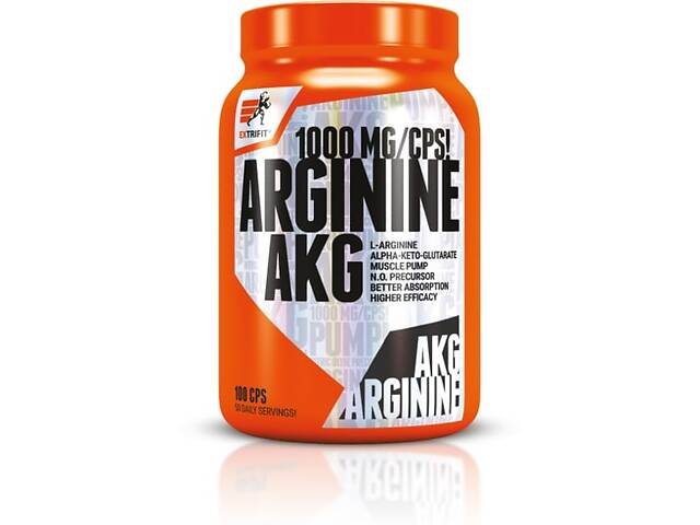 Аргинин для спорта Extrifit Arginine AKG 1000 mg 100 Caps