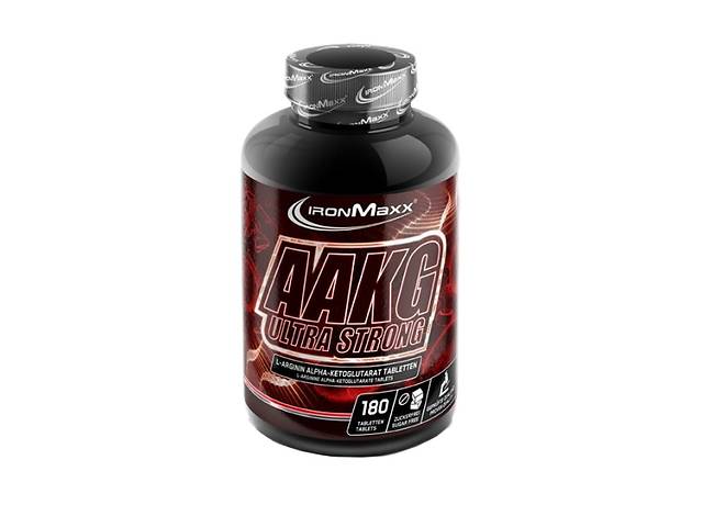 Аргинин для спорта IronMaxx AAKG Ultra Strong 180 Tabs