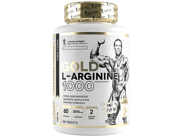 Аргинин для спорта Kevin Levrone Gold L-Arginine 1000 120 Tabs