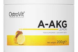 Аргинин для спорта OstroVit A-AKG 200 g /40 servings/ Lemon