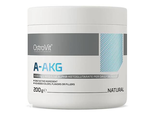Аргинин для спорта OstroVit A-AKG 200 g /40 servings/