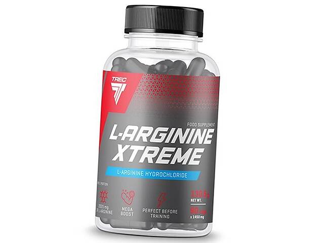 Аргинин гидрохлорид L-Arginine Extreme Trec Nutrition 90капс (27101009)