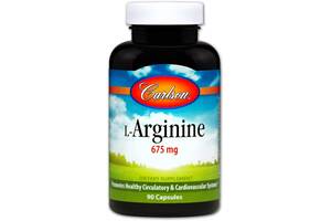 Аргинин L-Arginine Carlson Labs 675 мг 90 капсул